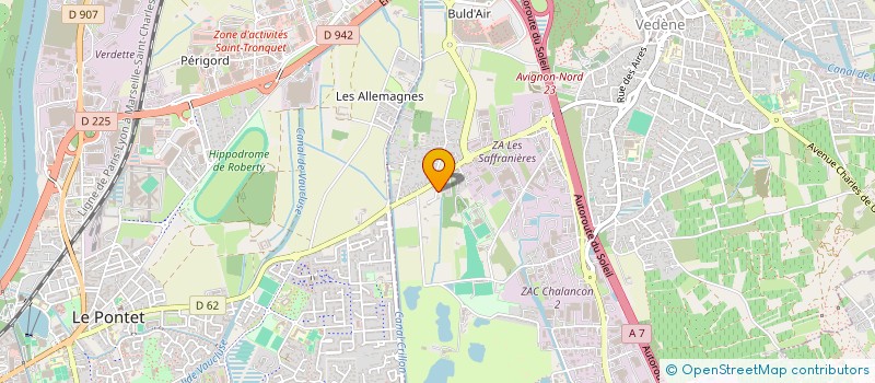 localisation de l'entreprise MADAME ANGELE FERNANDEZ  VEDENE