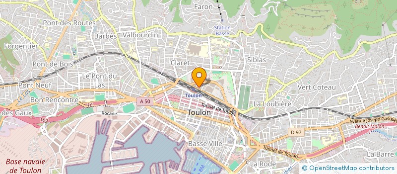 localisation de l'entreprise MADAME ANGELE FERNEL  TOULON