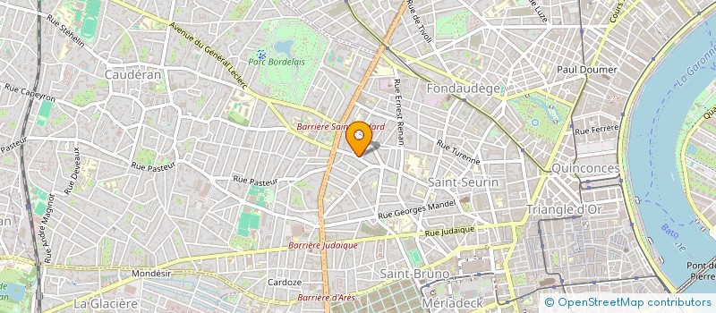 localisation de l'entreprise MADAME ANGELE FLEUR LARGY  BORDEAUX