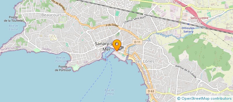 localisation de l'entreprise MADAME ANGELE FLOTTE à SANARY-SUR-MER