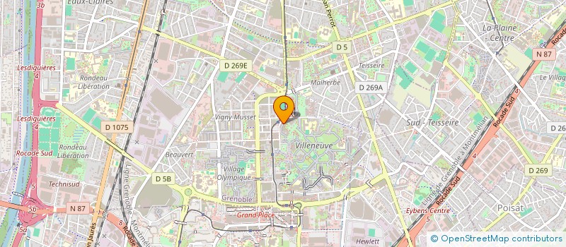 localisation de l'entreprise MADAME ANGELE FORTHOFFER  GRENOBLE