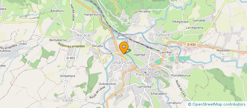 localisation de l'entreprise MADAME ANGELE GARACOTCHE  ASCARAT