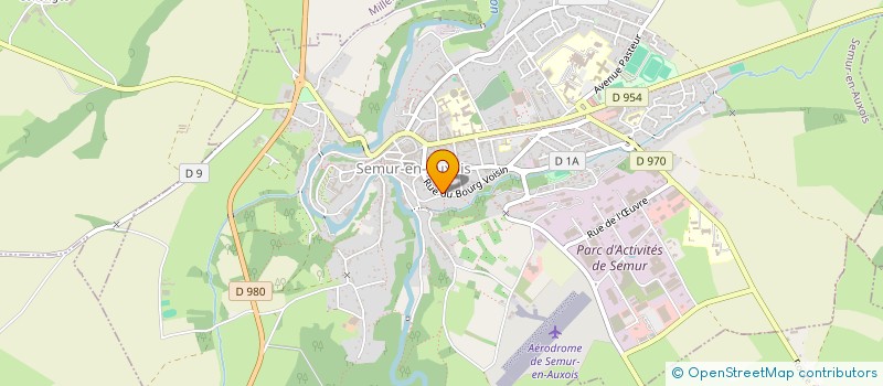 localisation de l'entreprise MADAME ANGELE GAUTHIER  SEMUR-EN-AUXOIS