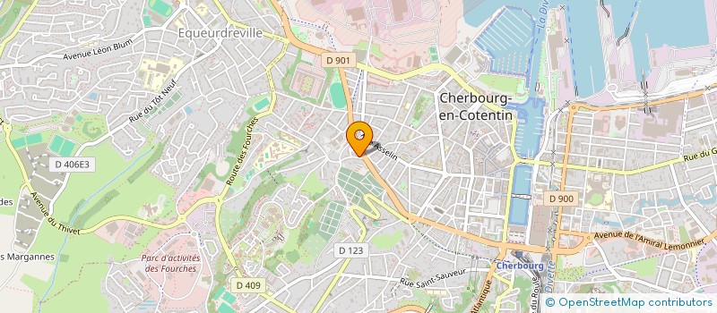 localisation de l'entreprise MADAME ANGELE GIRARD  CHERBOURG-EN-COTENTIN