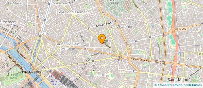 localisation de l'entreprise MADAME ANGELE GOUTALOY  PARIS