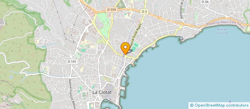 localisation de l'entreprise MADAME ANGELE GRAGLIA  LA CIOTAT