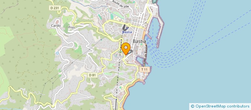 localisation de l'entreprise MADAME ANGELE GUERRINI à BASTIA
