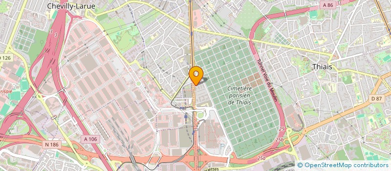 localisation de l'entreprise MADAME ANGELE KANKU  THIAIS