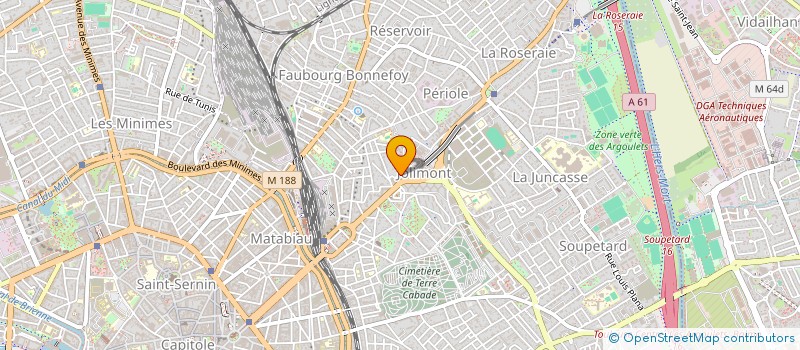 localisation de l'entreprise MADAME ANGELE LANNES à TOULOUSE