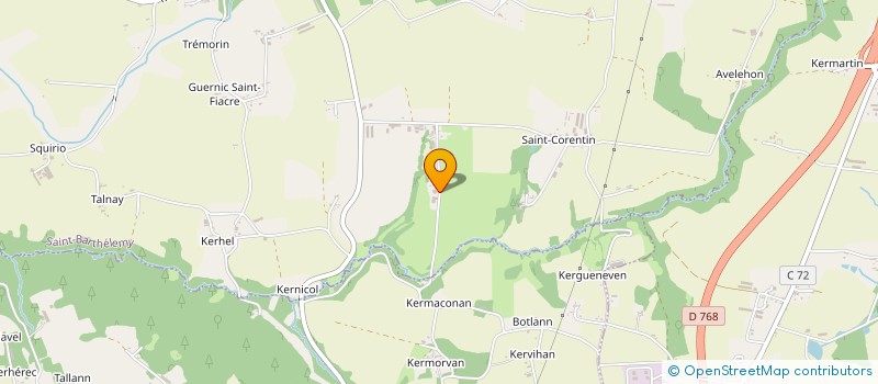 localisation de l'entreprise MADAME ANGELE LE CROM  SAINT-BARTHELEMY