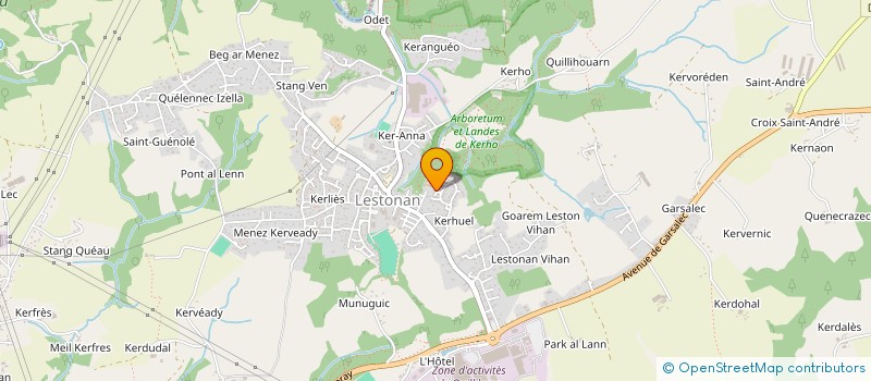 localisation de l'entreprise MADAME ANGELE LE DU à ERGUE-GABERIC