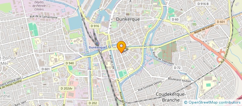 localisation de l'entreprise MADAME ANGELE LE GARREC à DUNKERQUE