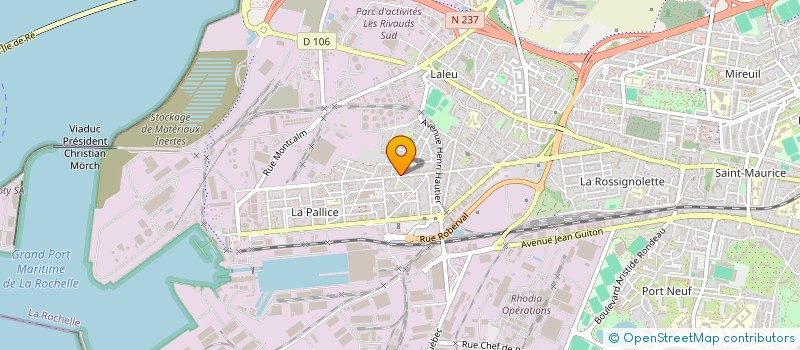 localisation de l'entreprise MADAME ANGELE LE MOIGNE  LA ROCHELLE