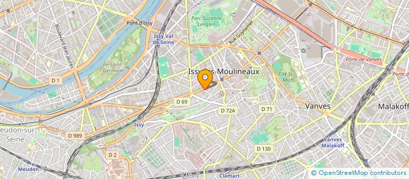 localisation de l'entreprise MADAME ANGELE LEBEAUPIN MOREAU à ISSY-LES-MOULINEAUX
