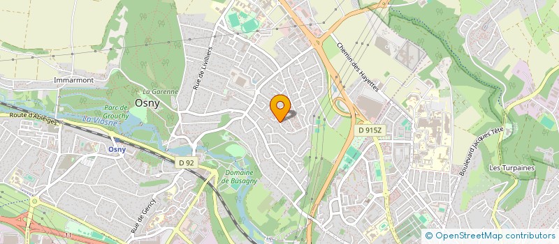 localisation de l'entreprise MADAME ANGELE LEBLANC à OSNY