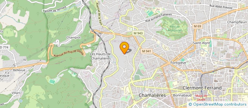 localisation de l'entreprise MADAME ANGELE LELOIR à CHAMALIERES