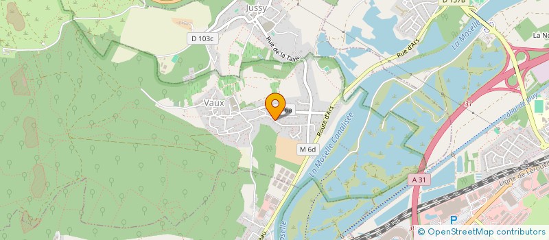 localisation de l'entreprise MADAME ANGELE LENC  VAUX