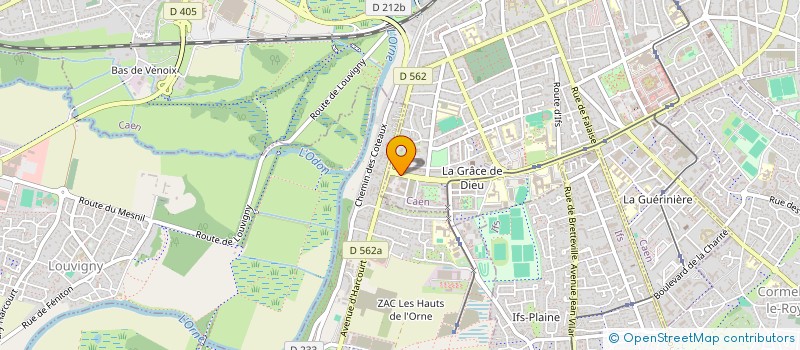 localisation de l'entreprise MADAME ANGELE LEPLARD à CAEN