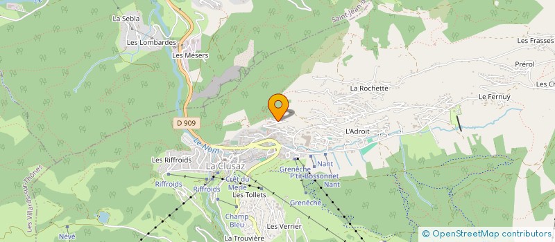 localisation de l'entreprise MADAME ANGELE LICHTENAUER à LA CLUSAZ