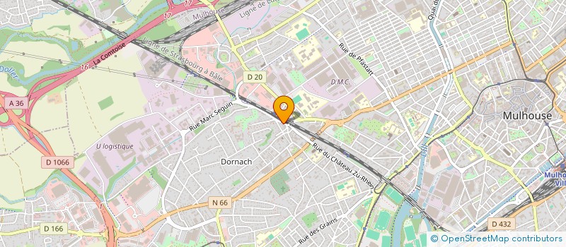 localisation de l'entreprise MADAME ANGELE MACON  MULHOUSE