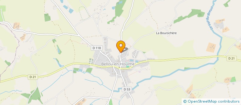 localisation de l'entreprise MADAME ANGELE MADELINE à BELLOU-EN-HOULME