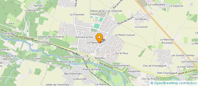 localisation de l'entreprise MADAME ANGELE MARCOUX à ESVRES