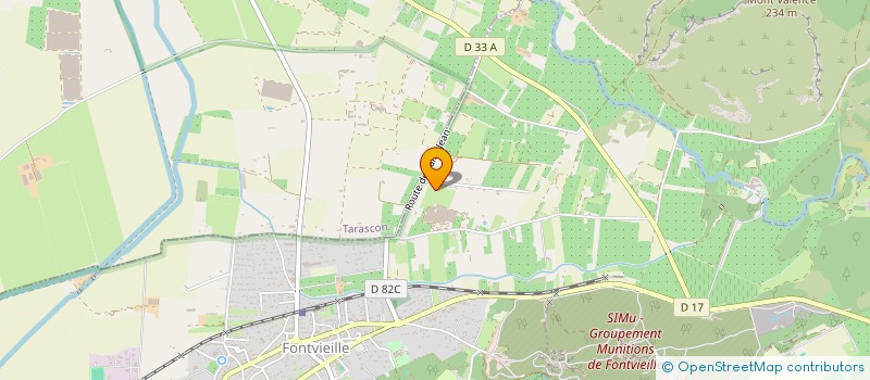 localisation de l'entreprise MADAME ANGELE MARTINEZ  FONTVIEILLE