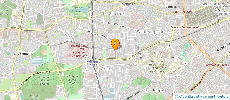 localisation de l'entreprise MADAME ANGELE MASCARO  MERIGNAC