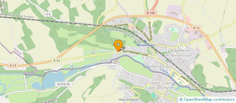 localisation de l'entreprise MADAME ANGELE MESSIER  NONANCOURT