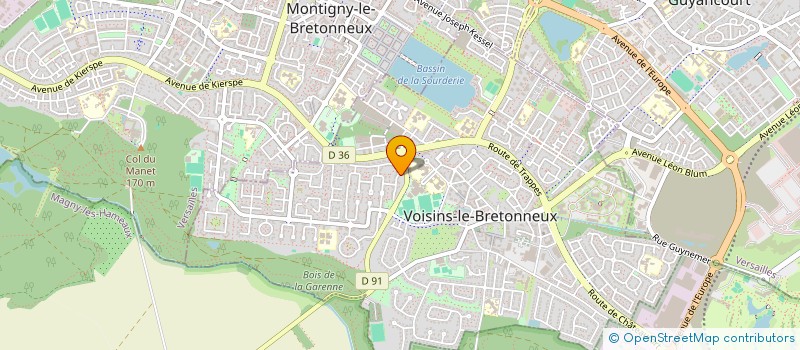 localisation de l'entreprise MADAME ANGELE MINET à VOISINS-LE-BRETONNEUX