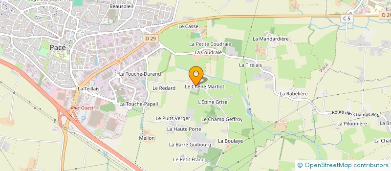 localisation de l'entreprise MADAME ANGELE MOQUET à PACE