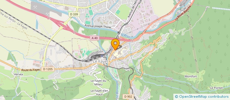 localisation de l'entreprise MADAME ANGELE MORET  PASSY