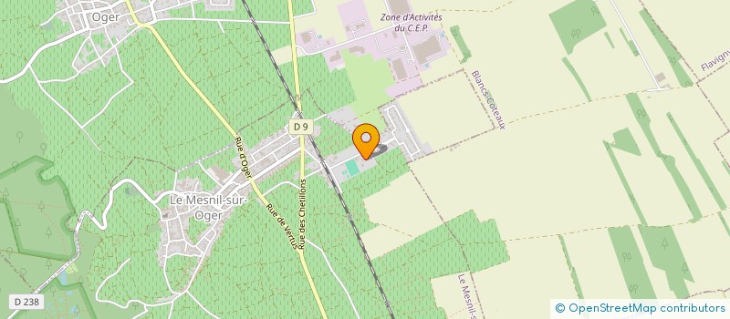 localisation de l'entreprise MADAME ANGELE MOUSSY  LE MESNIL SUR OGER