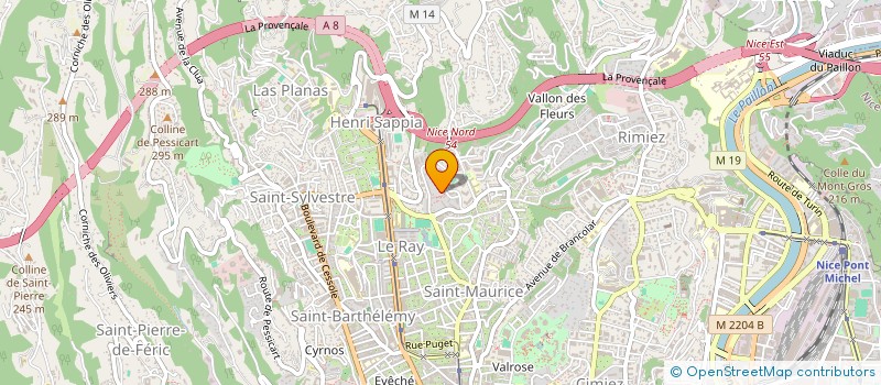 localisation de l'entreprise MADAME ANGELE MULA à NICE