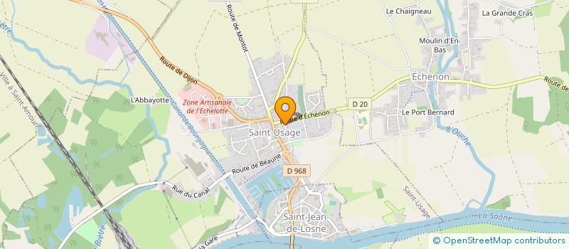 localisation de l'entreprise MADAME ANGELE MUNOZ  SAINT-USAGE