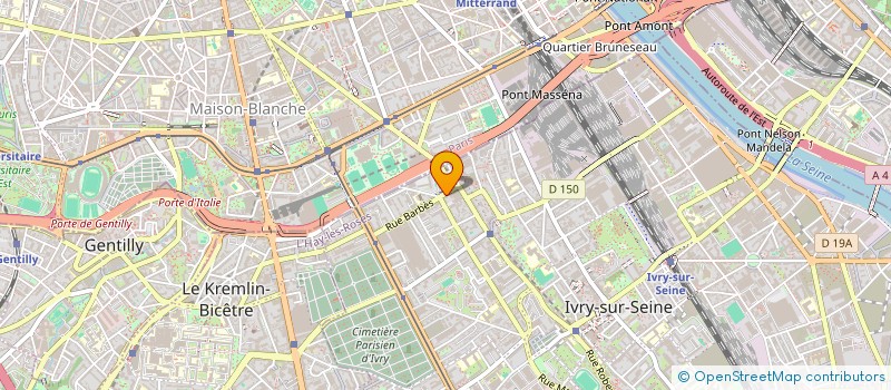 localisation de l'entreprise MADAME ANGELE MWILU  IVRY-SUR-SEINE