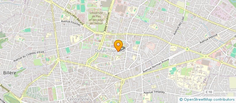 localisation de l'entreprise MADAME ANGELE MYARD à PAU