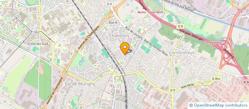 localisation de l'entreprise MADAME ANGELE NGO NDJIB  REIMS