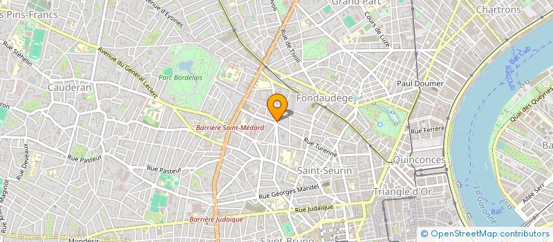 localisation de l'entreprise MADAME ANGELE NONTCHE MBOUMBA TALA  BORDEAUX