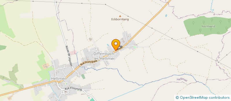 localisation de l'entreprise MADAME ANGELE OPPERMANN  DIFFEMBACH-LES-HELLIMER