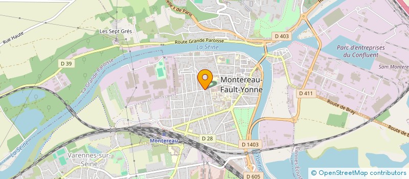 localisation de l'entreprise MADAME ANGELE PAQUOT à MONTEREAU-FAULT-YONNE