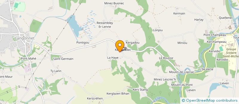 localisation de l'entreprise MADAME ANGELE PERON  LANGONNET