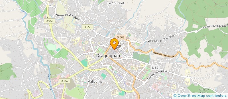 localisation de l'entreprise MADAME ANGELE PEROTTINO  DRAGUIGNAN