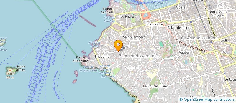 localisation de l'entreprise MADAME ANGELE PIERRE à MARSEILLE