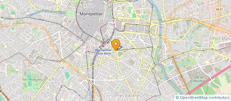 localisation de l'entreprise MADAME ANGELE PIPITO  MONTPELLIER