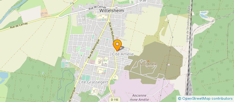 localisation de l'entreprise MADAME ANGELE PLOZNER à WITTELSHEIM