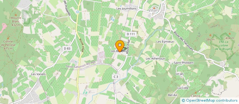 localisation de l'entreprise MADAME ANGELE PONTI  VILLARS