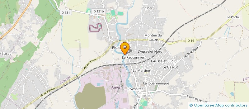 localisation de l'entreprise MADAME ANGELE PUDEPIECE  SALINDRES