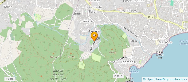 localisation de l'entreprise MADAME ANGELE RABELLINO  LA SEYNE-SUR-MER