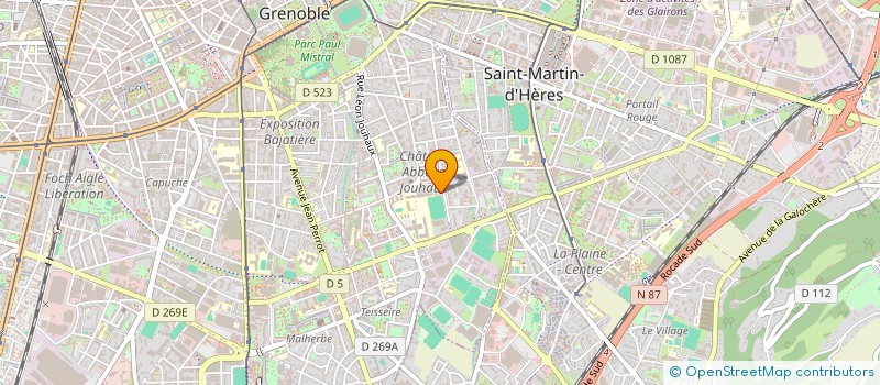 localisation de l'entreprise MADAME ANGELE RAVACHOL  GRENOBLE